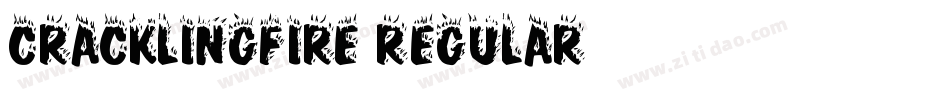 CracklingFire Regular字体转换